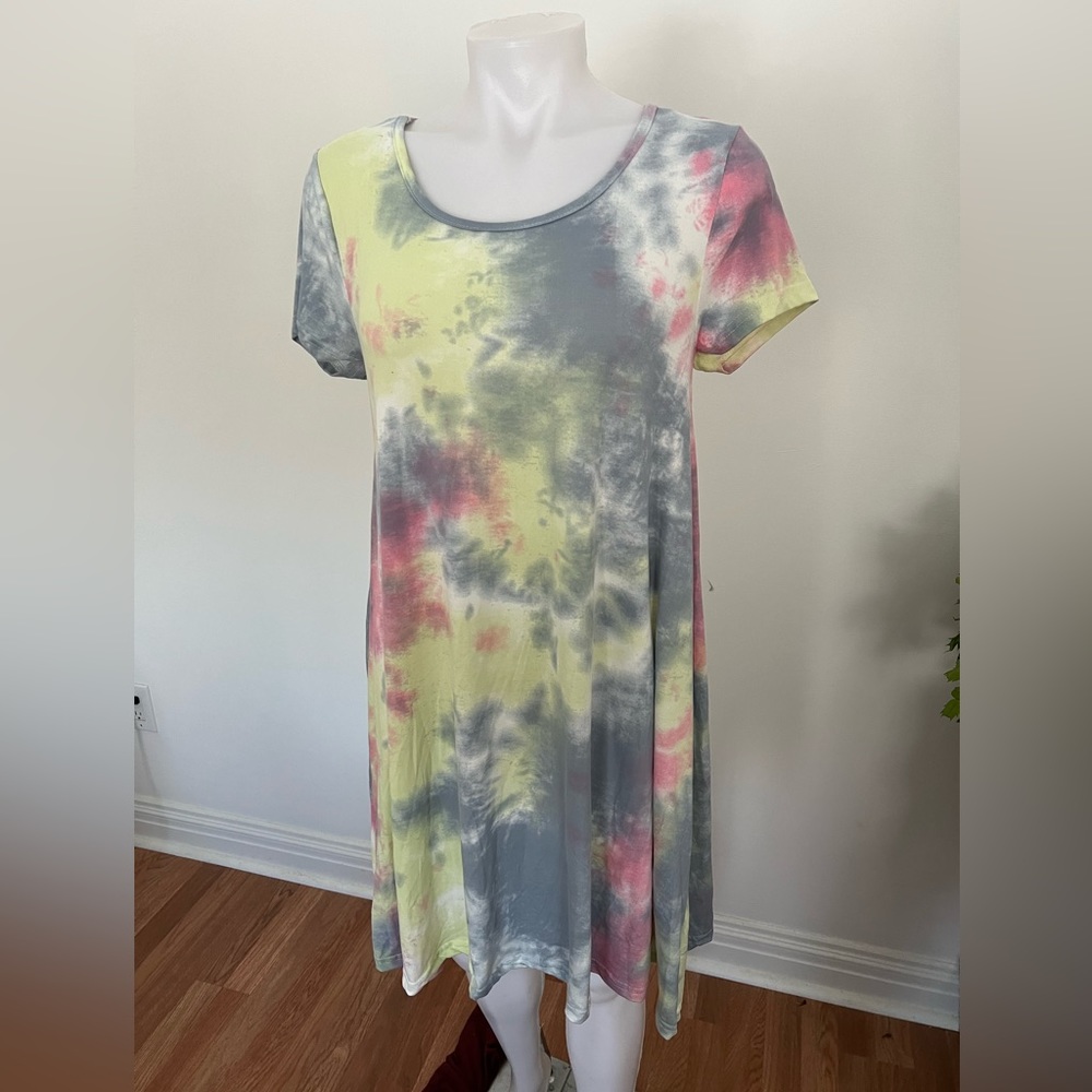 NWT- Pastel T-shirt Dress/ Pool Cover Up
